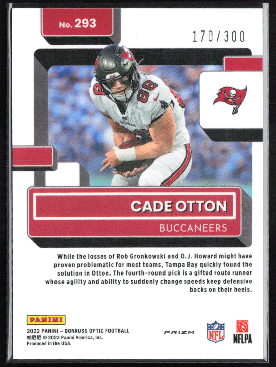 Cade Otton RC Silver Wave /300