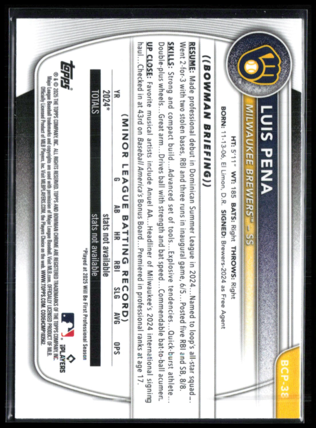 Luis Pena1st Bowman Mojo