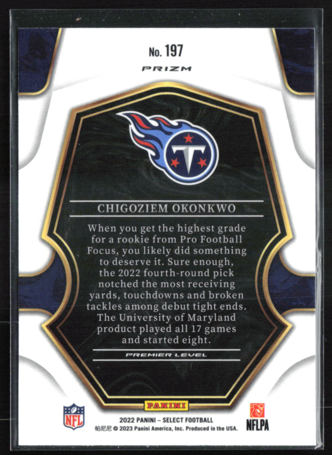 Chigoziem Okonkwo RC Silver