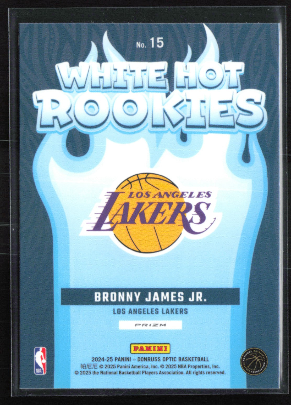 Bronny James Jr. RC Purple Holo