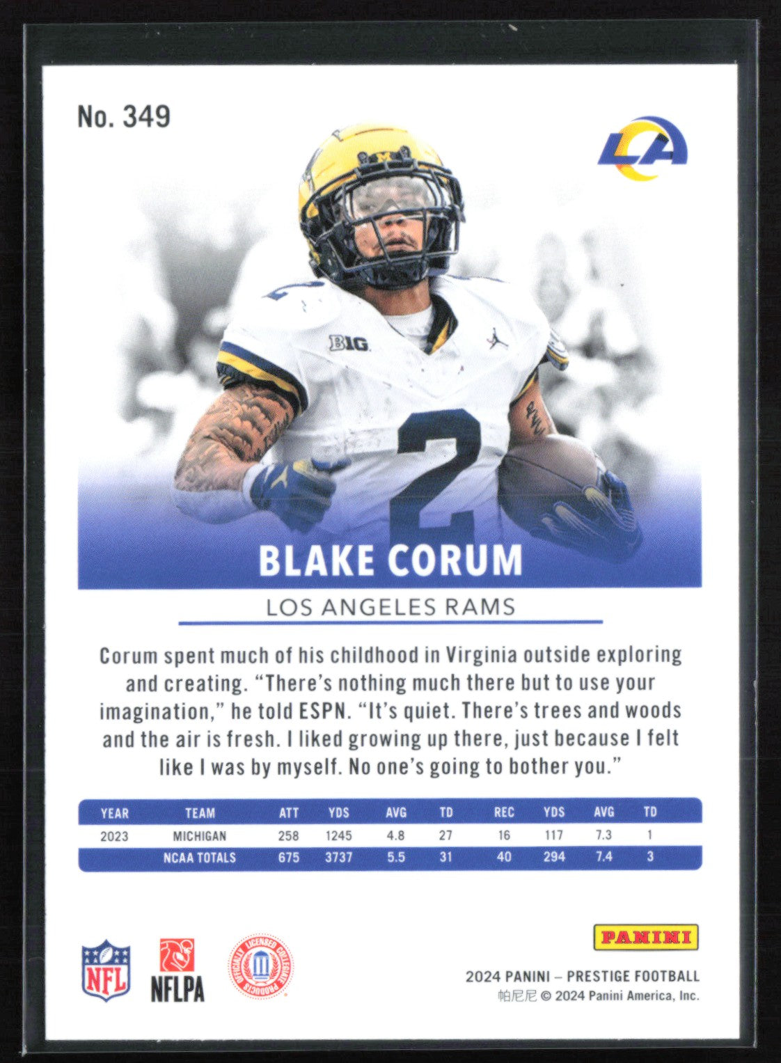 Blake Corum RC