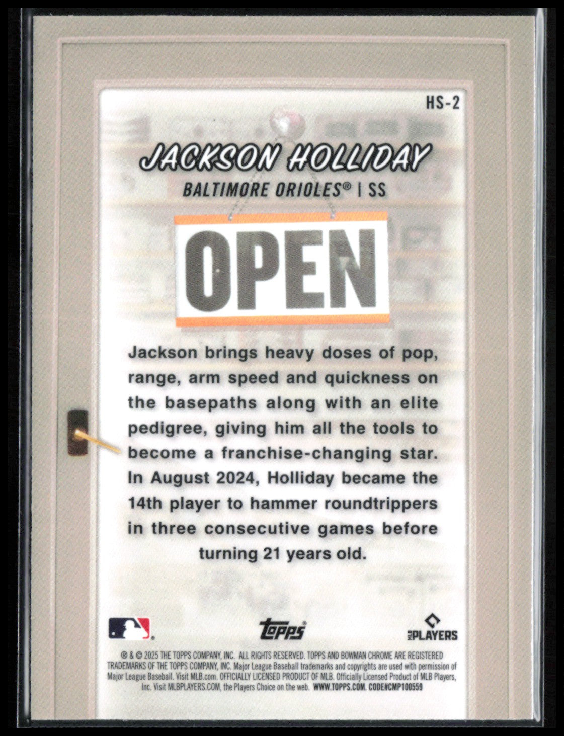 Jackson Holliday Hobby Stars