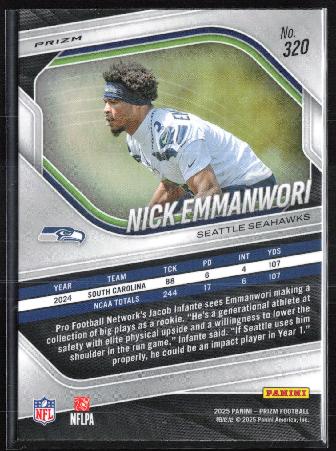 Nick Emmanwori RC Neon Green Pulsar