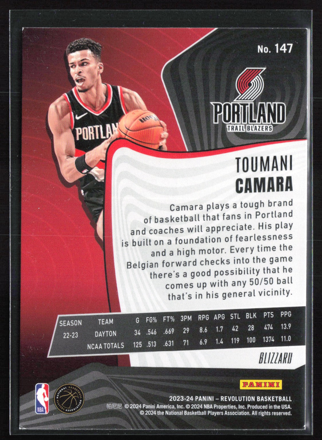 Toumani Camara RC Blizzard