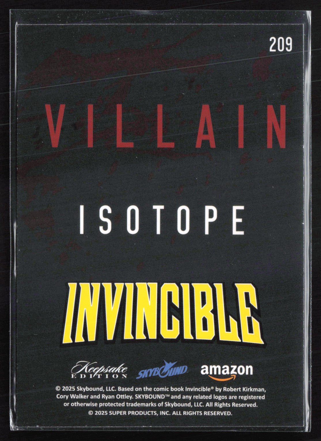 Isotope Keepsake Edition Invincible 2025 Skybound