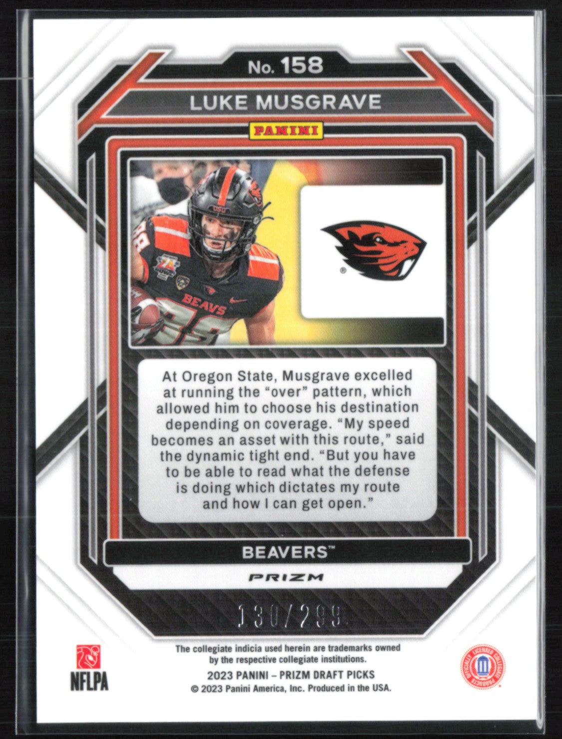 Luke Musgrave RC Red /299 Draft