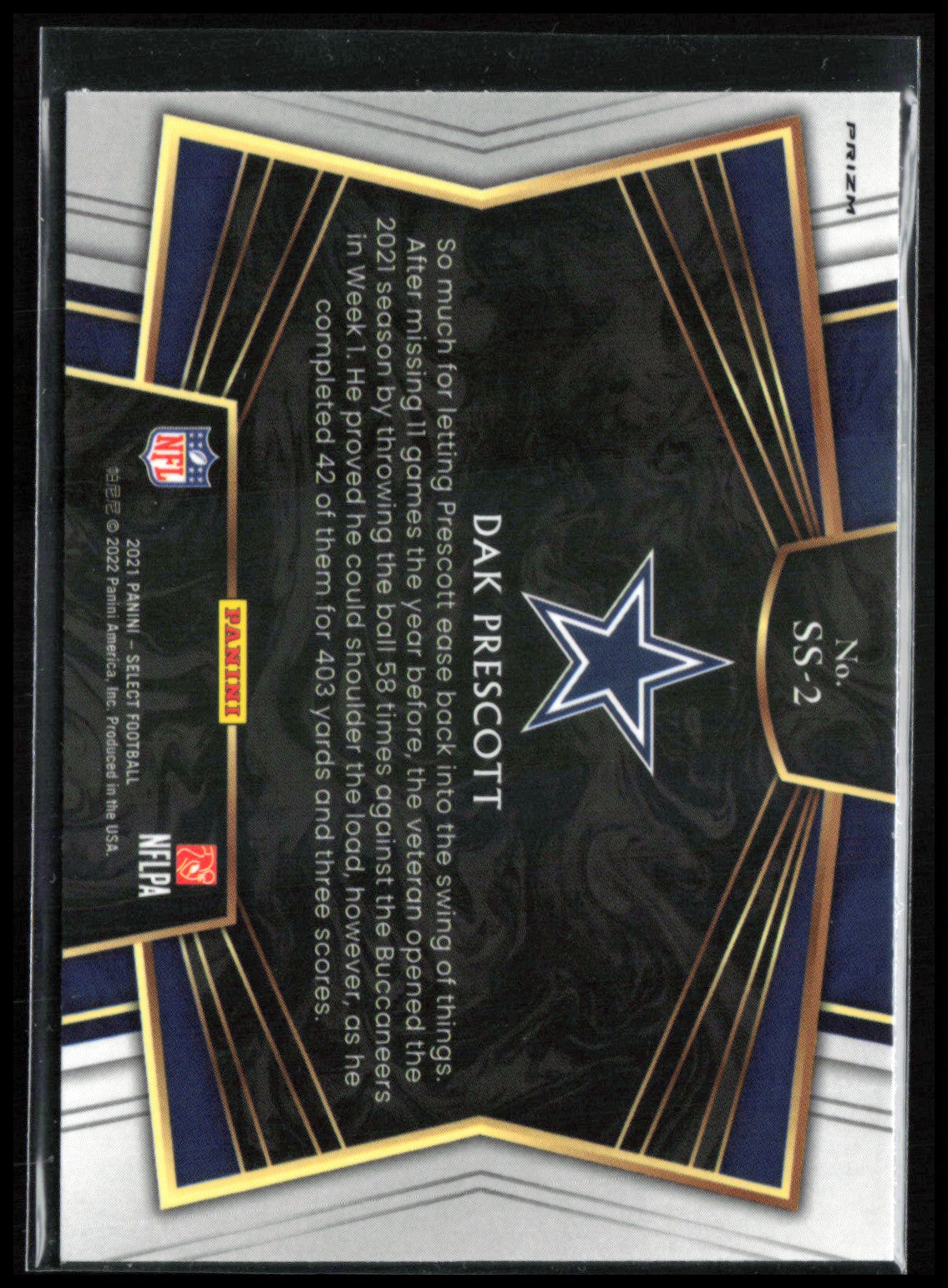 Dak Prescott Silver Snapshot