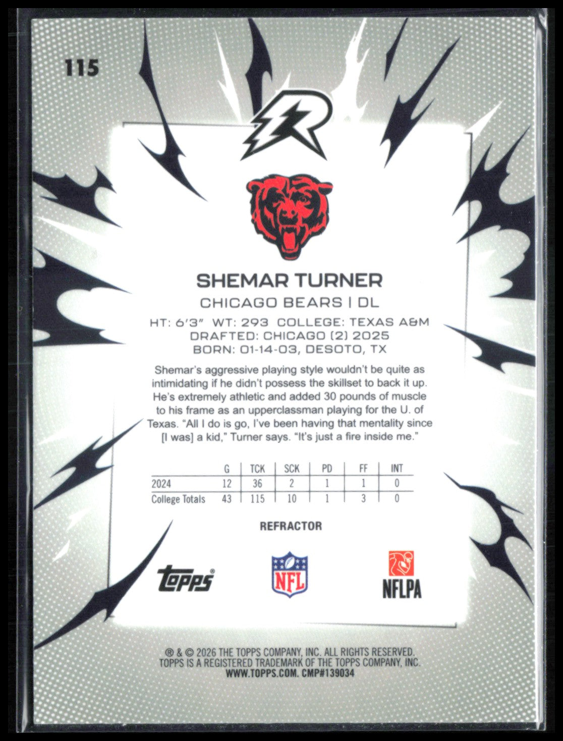 Shemar Turner RC Refractor