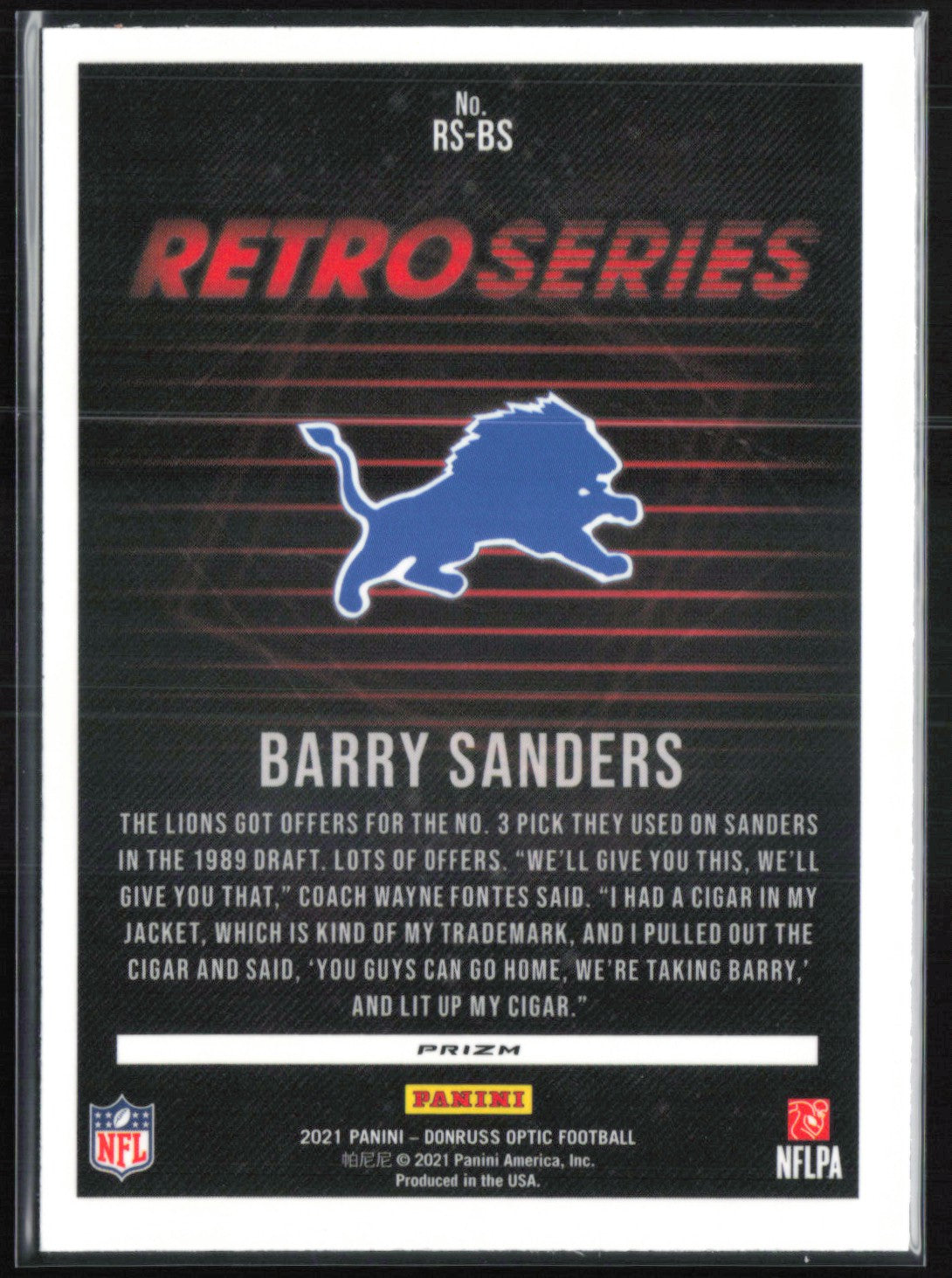 Barry Sanders Retro Series