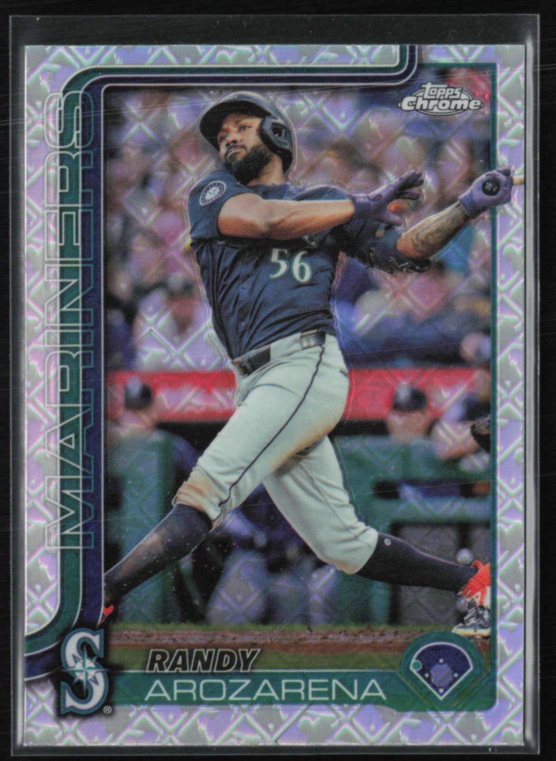 2025 Topps Chrome 164 Randy Arozarena Logofractor – Dollar Box