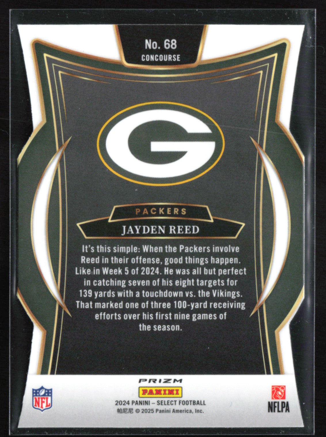 Jayden Reed Silver Die-Cut