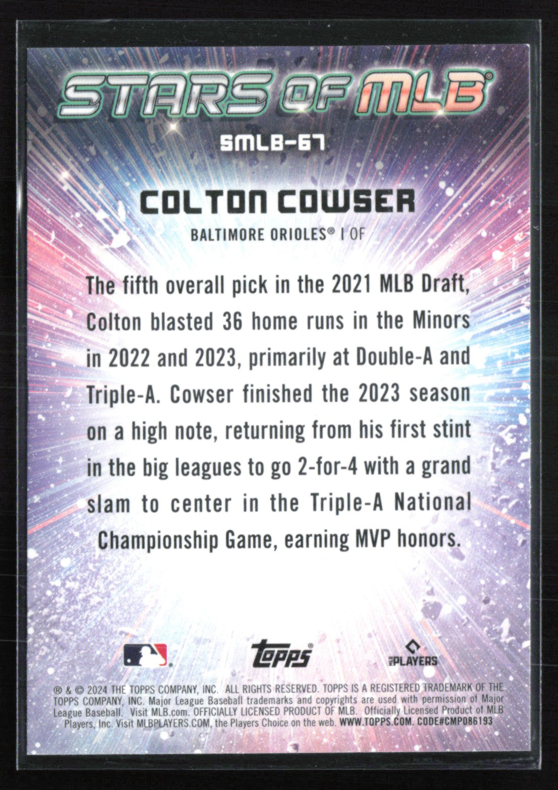 Colton Cowser RC