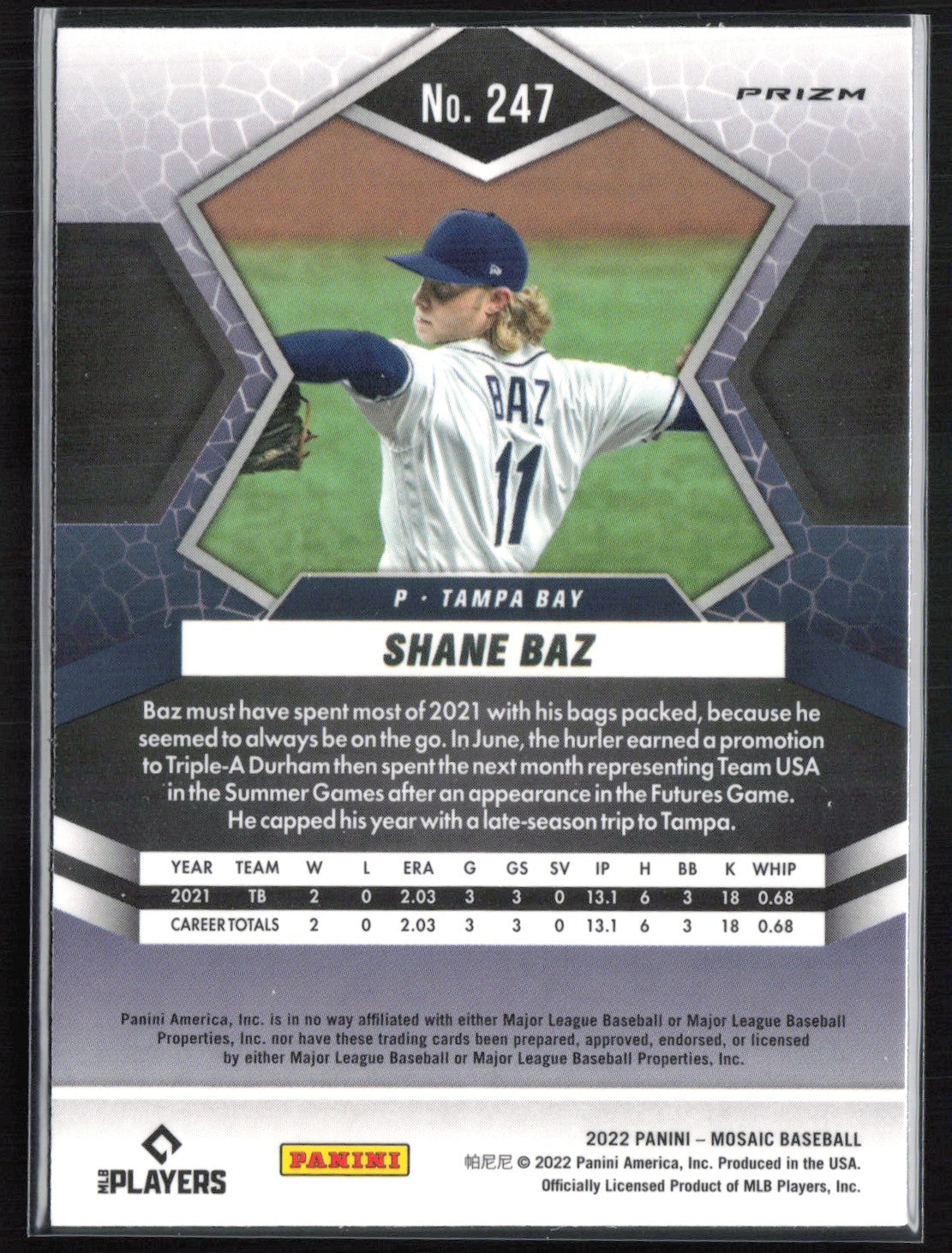 Shane Baz RC Blue Camo