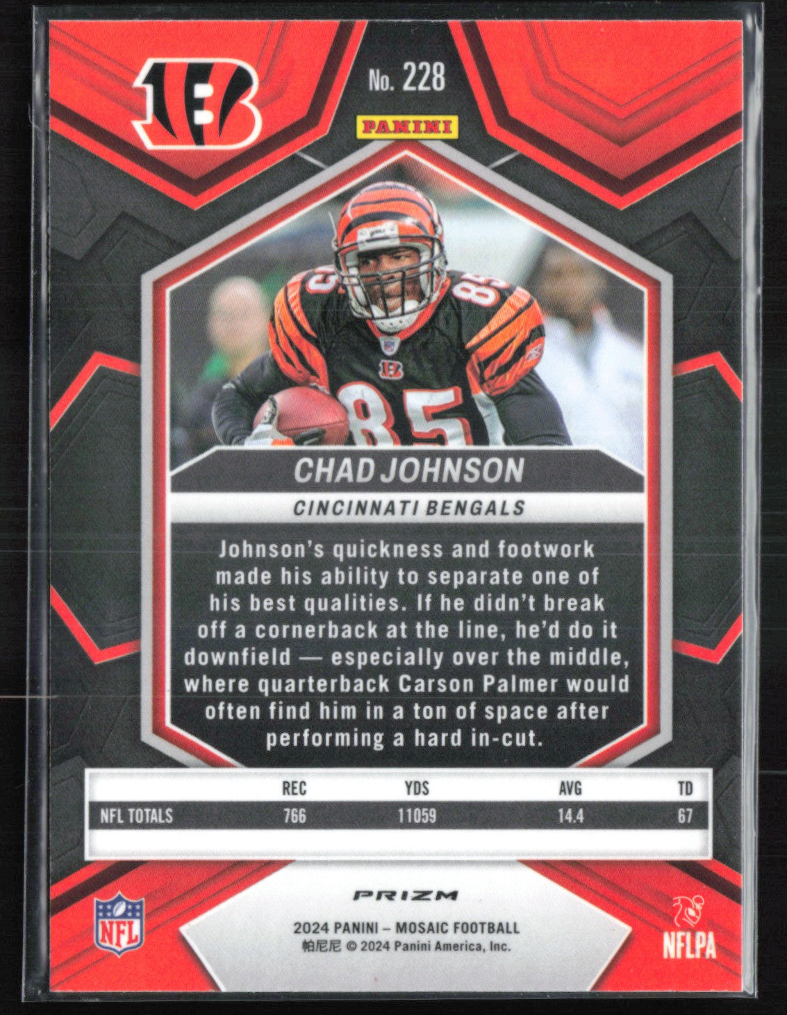 Chad Johnson Red Mosaic