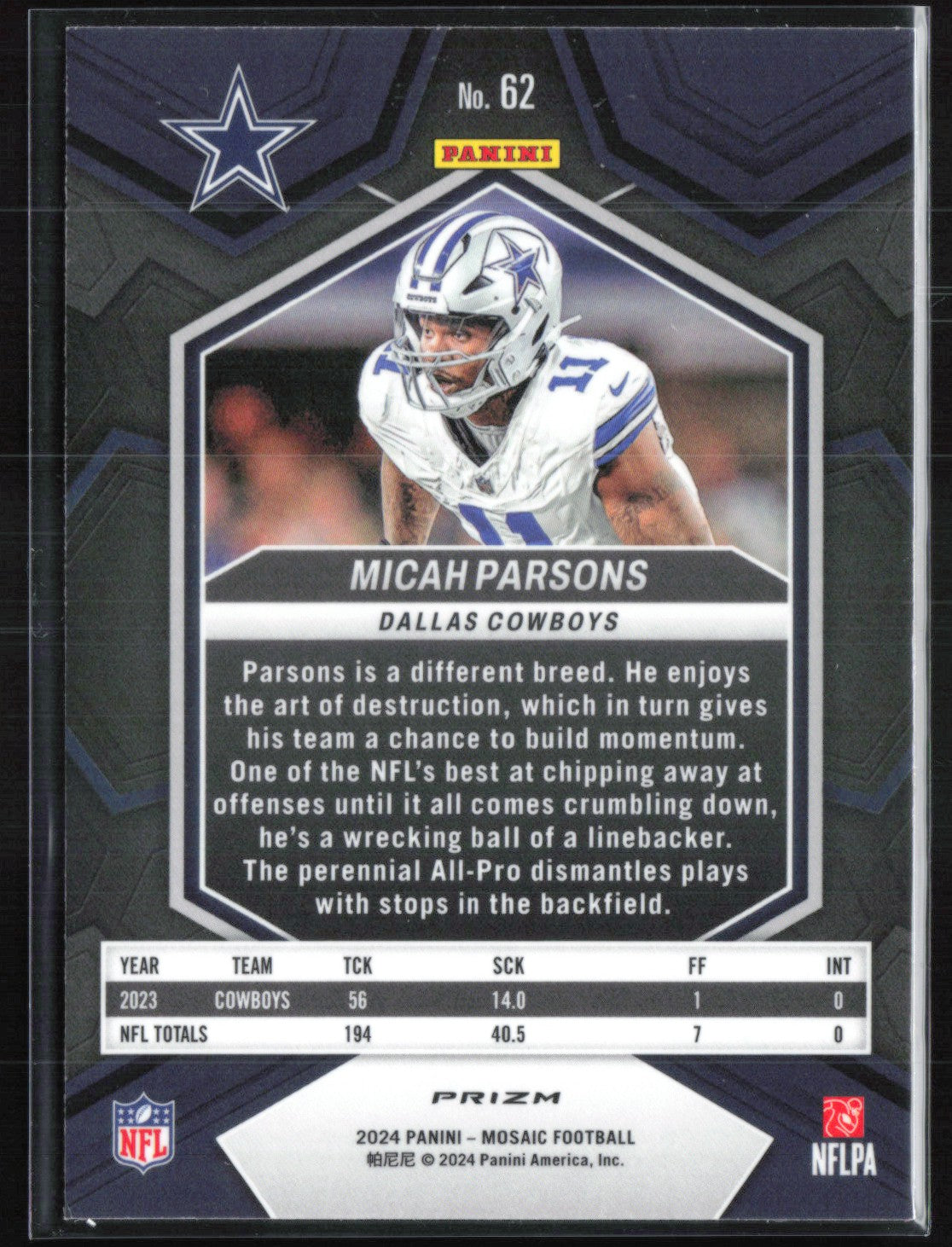 Micah Parsons Pink Camo