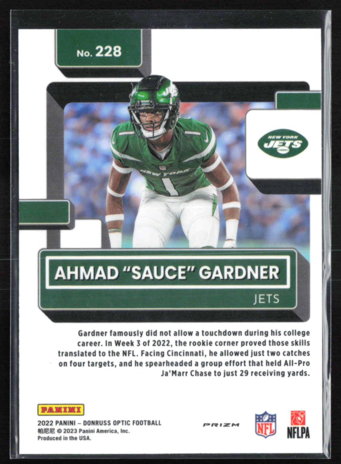 Ahmad Sauce Gardner RC Pink Holo