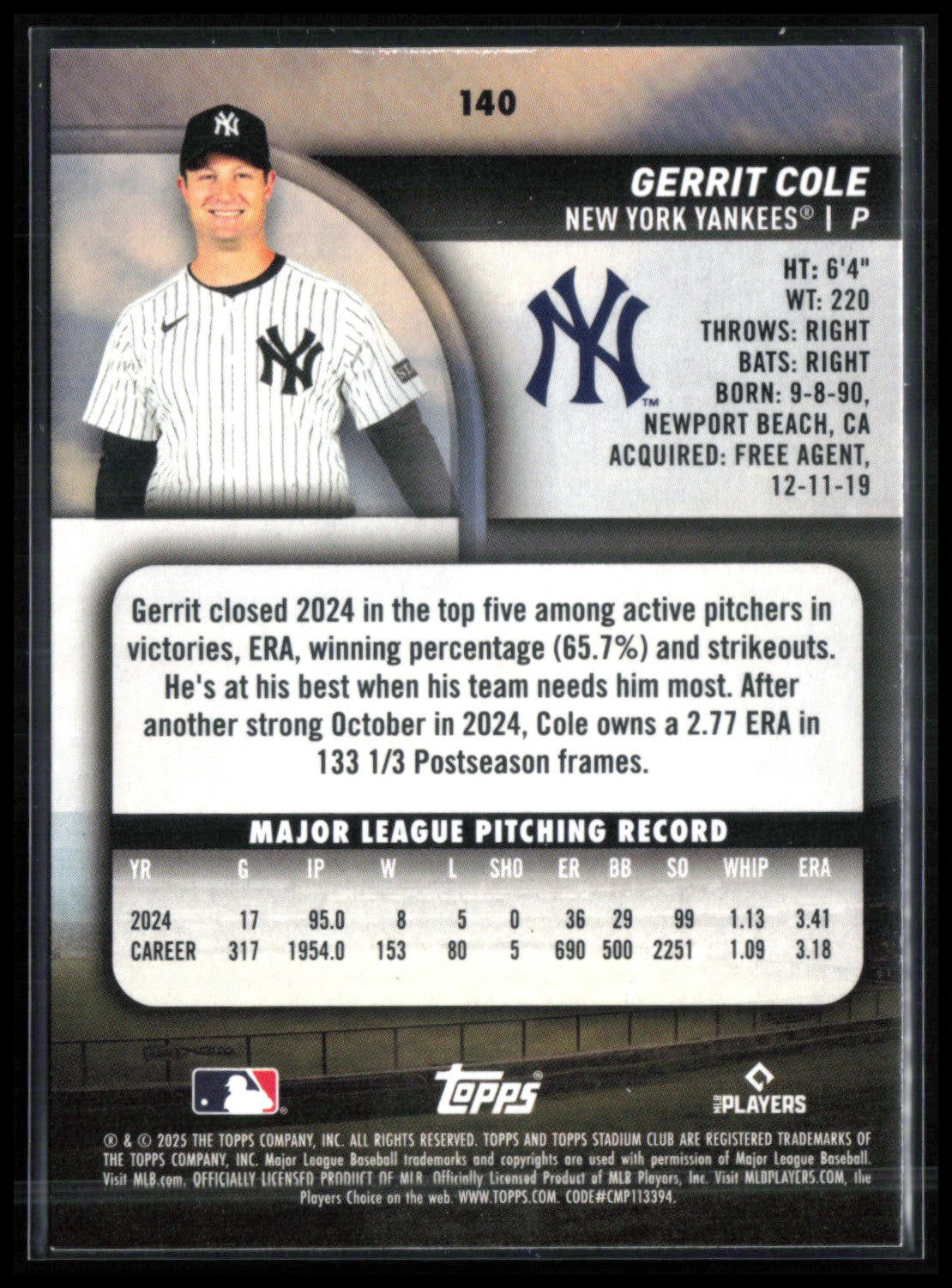 Gerrit Cole