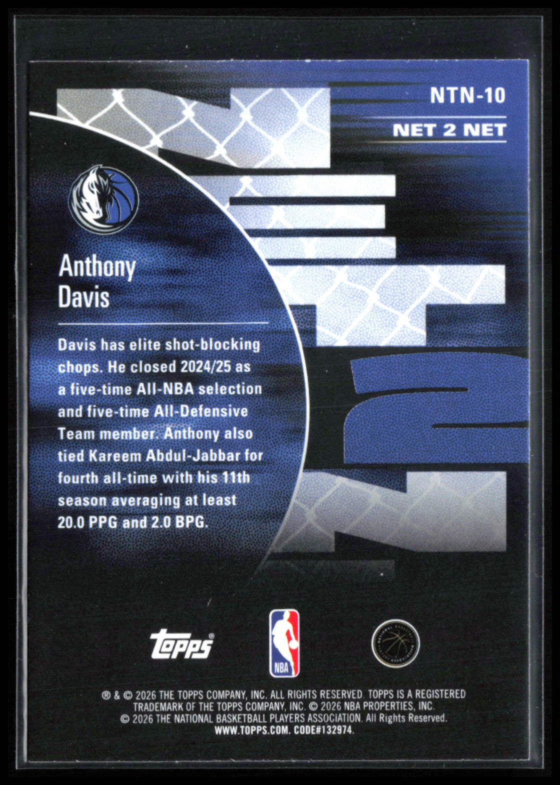 Anthony Davis Net 2 Net