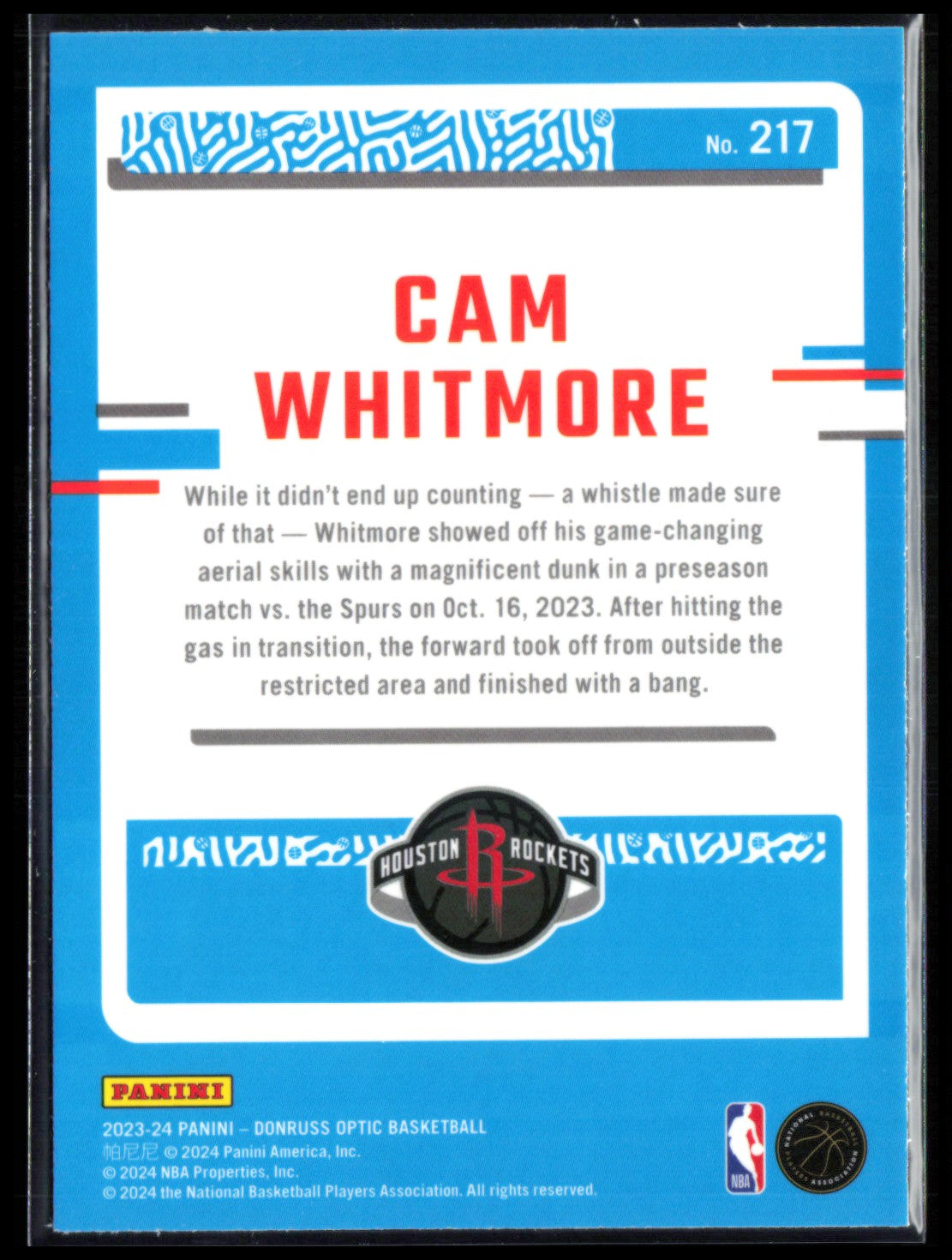 Cam Whitmore RC