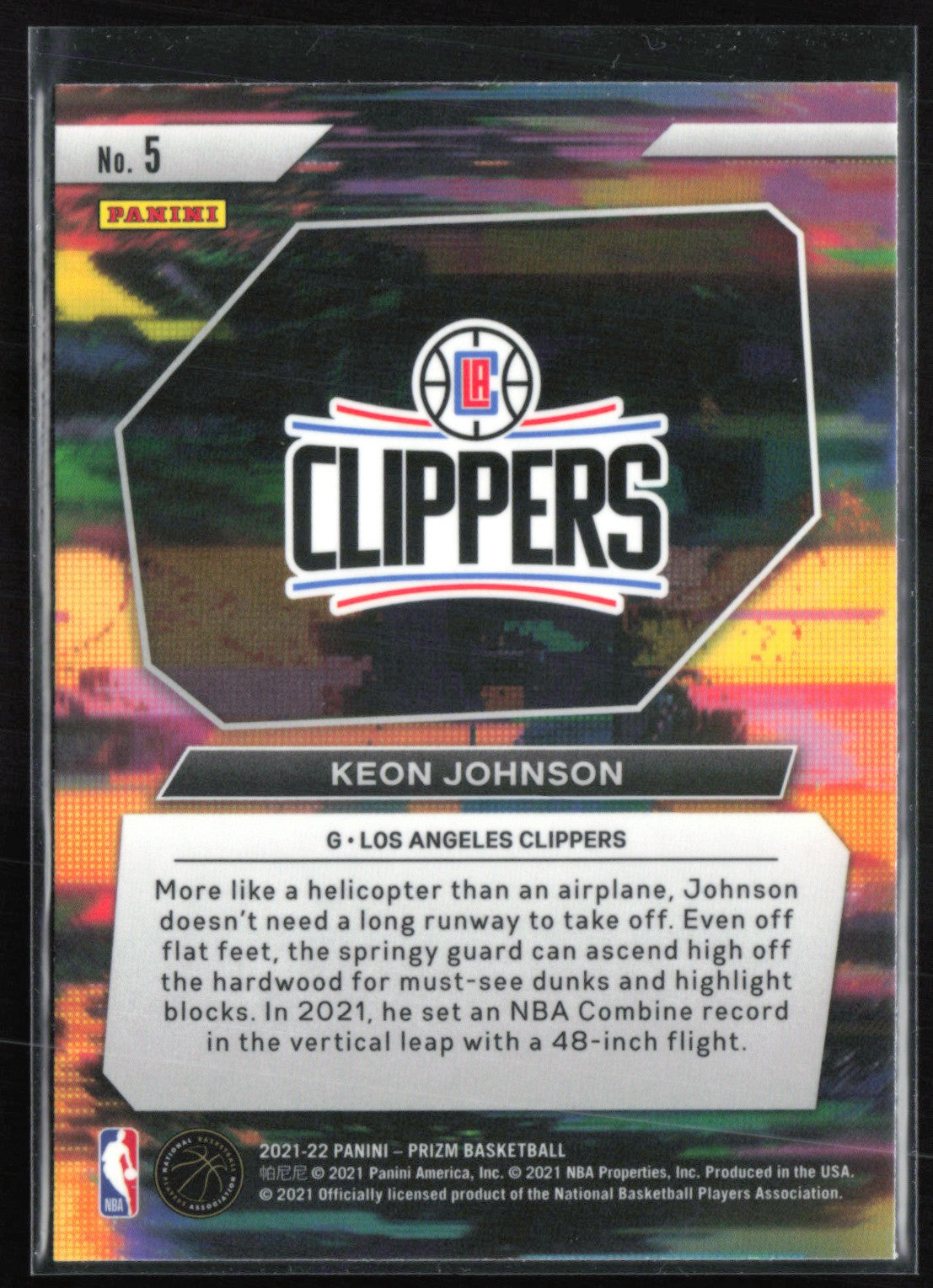 Keon Johnson RC