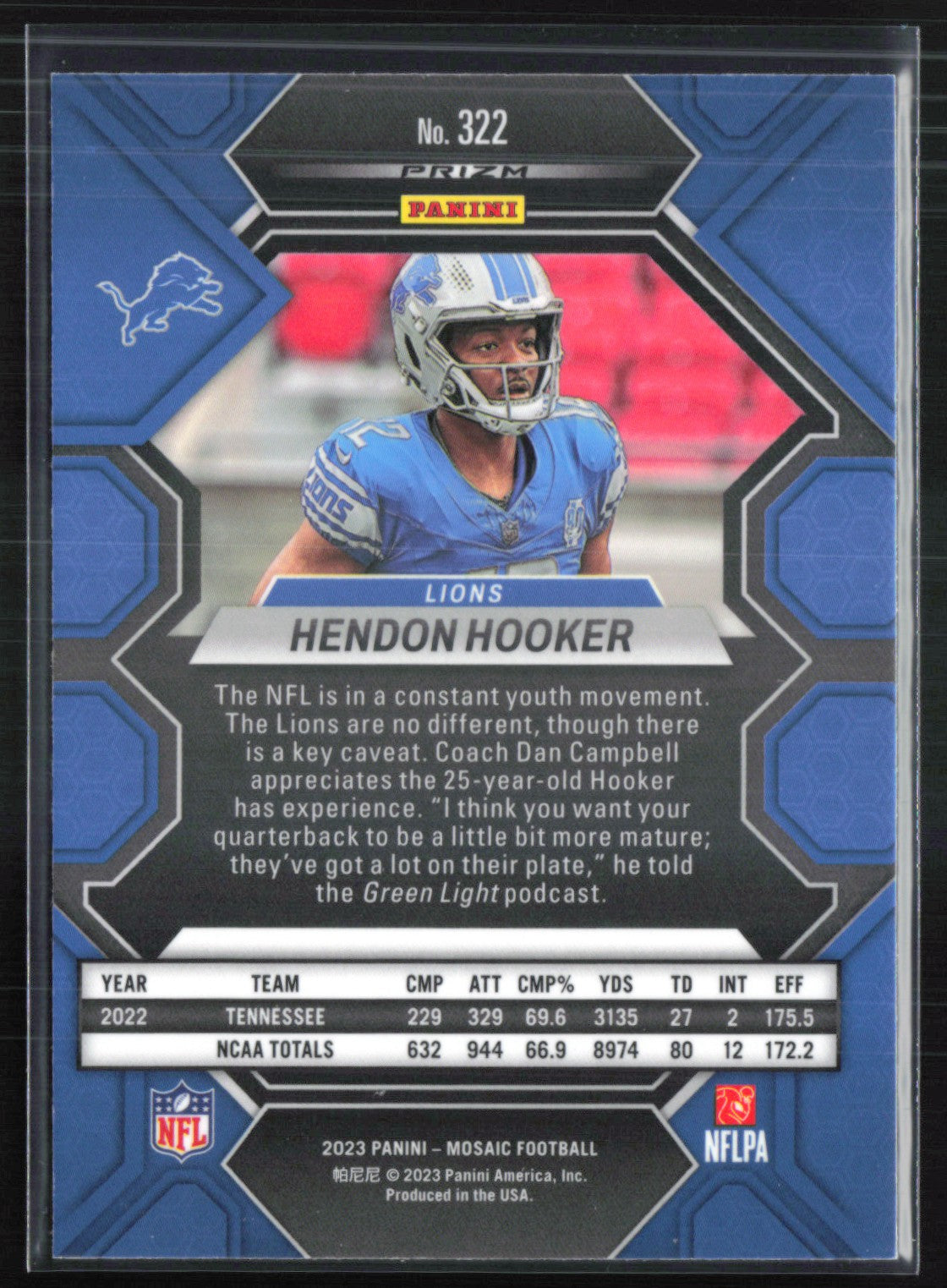 Hendon Hooker RC Reactive Blue