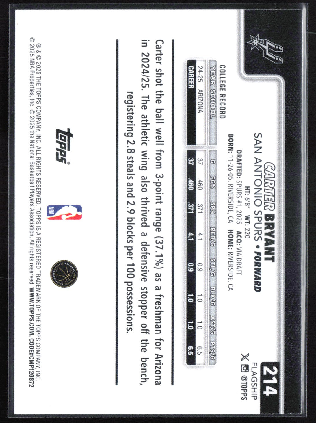 Carter Bryant RC