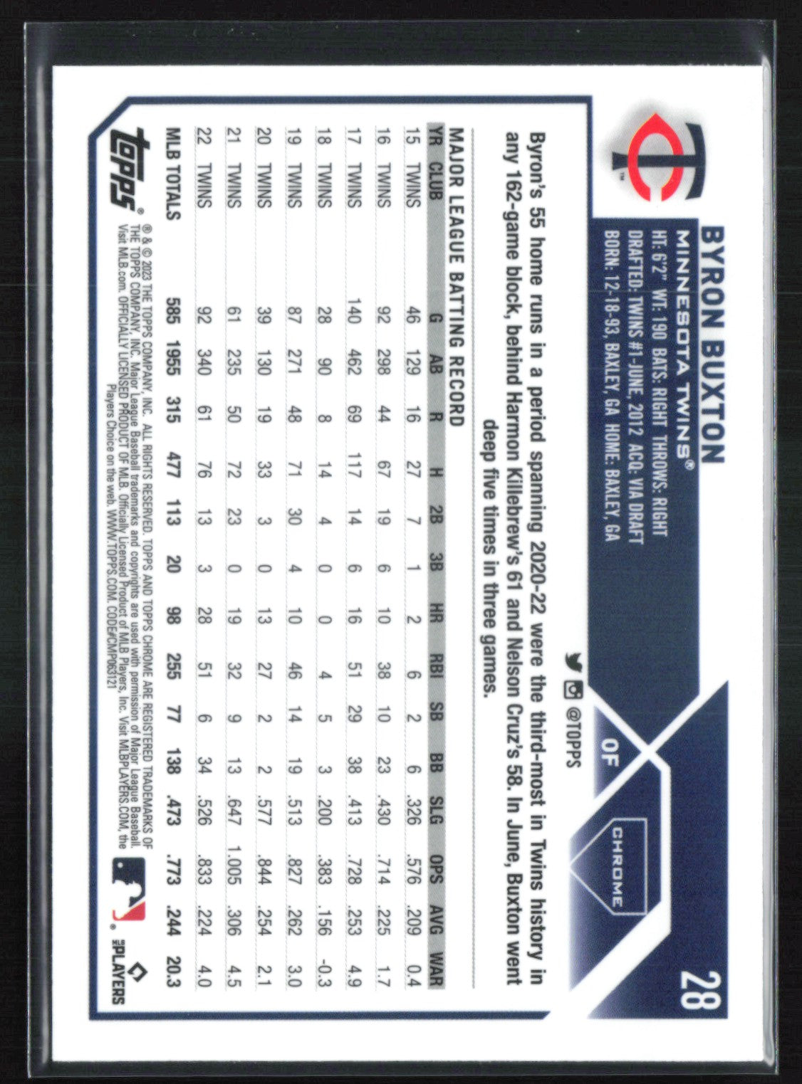 Byron Buxton X-Fractor
