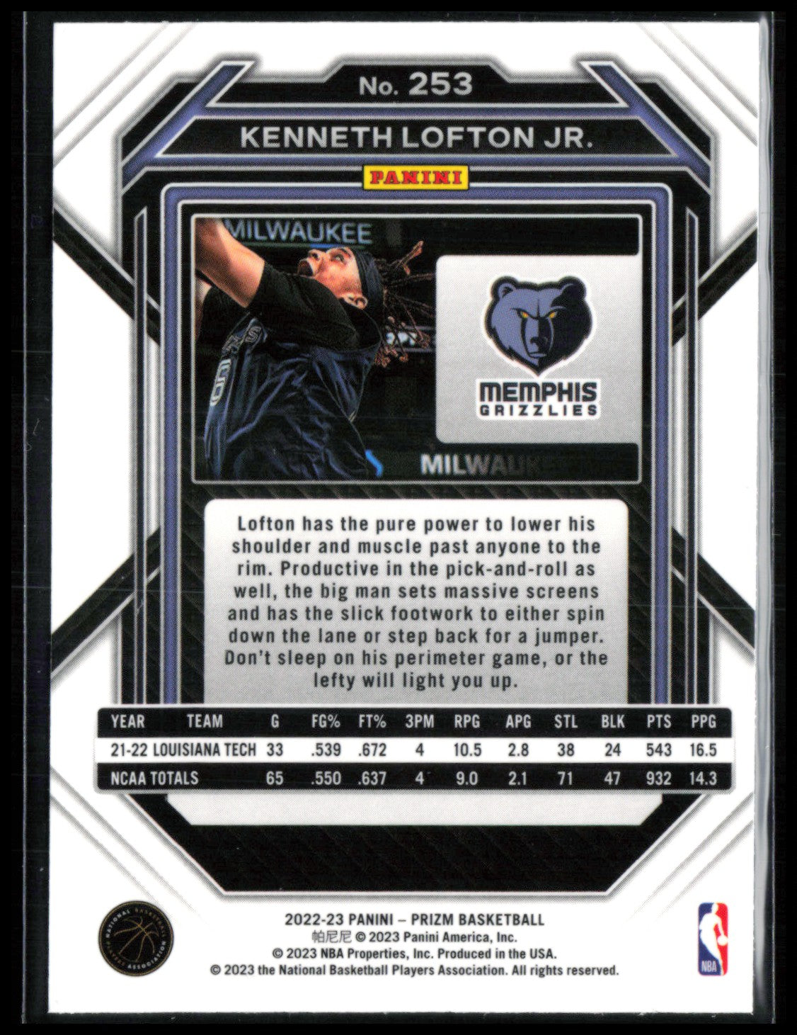 Kenneth Lofton Jr. RC