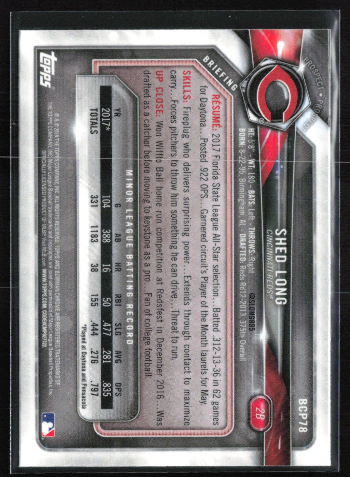 Shed Long 1st Bowman Mojo