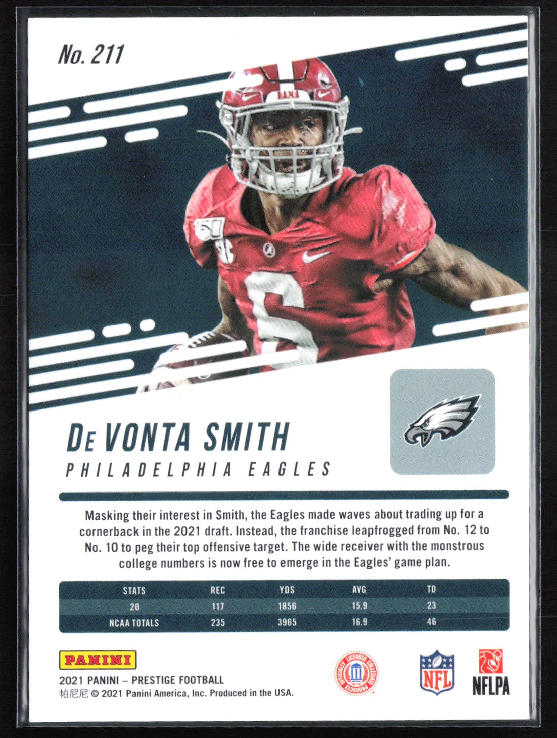 DeVonta Smith RC Xtra Points