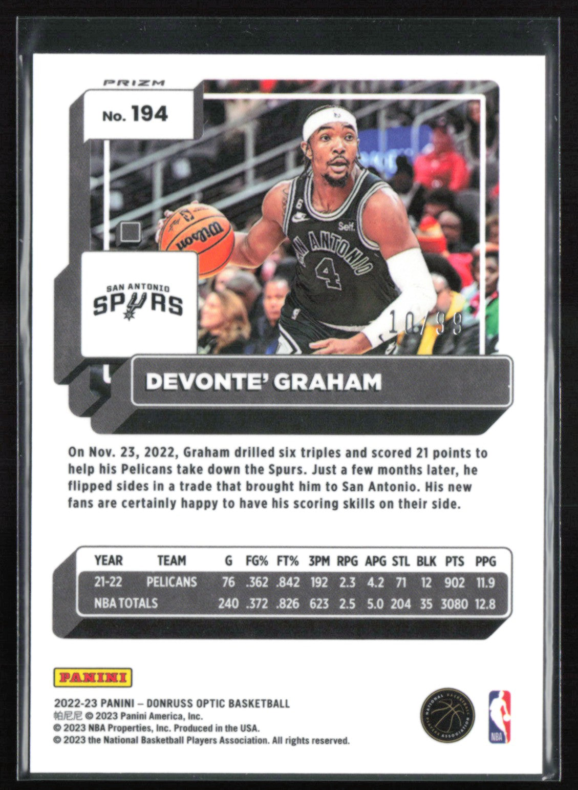 Devonte' Graham Red Yellow Wave /99