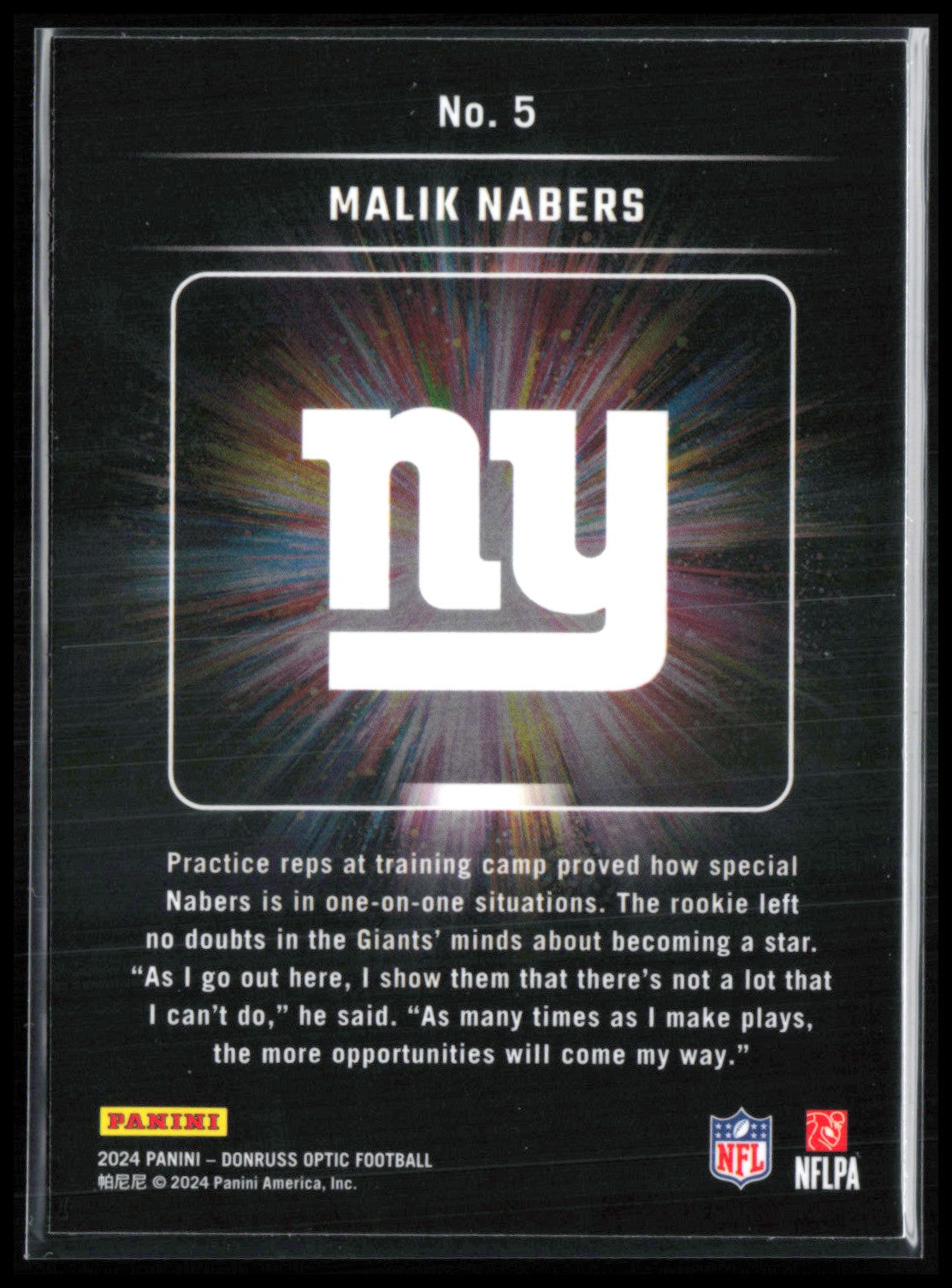 Malik Nabers RC