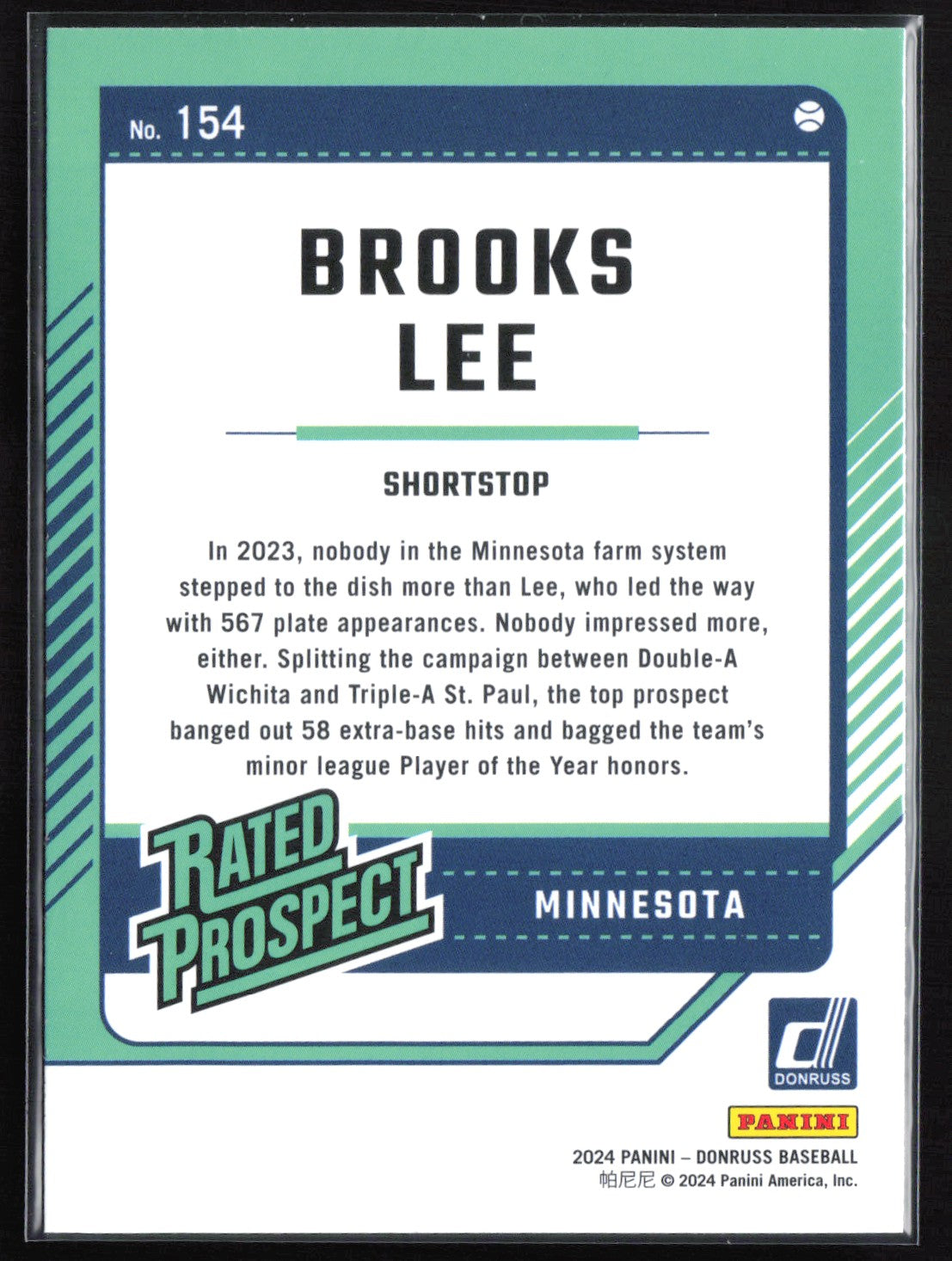 Brooks Lee Rated Prospect Red Blue