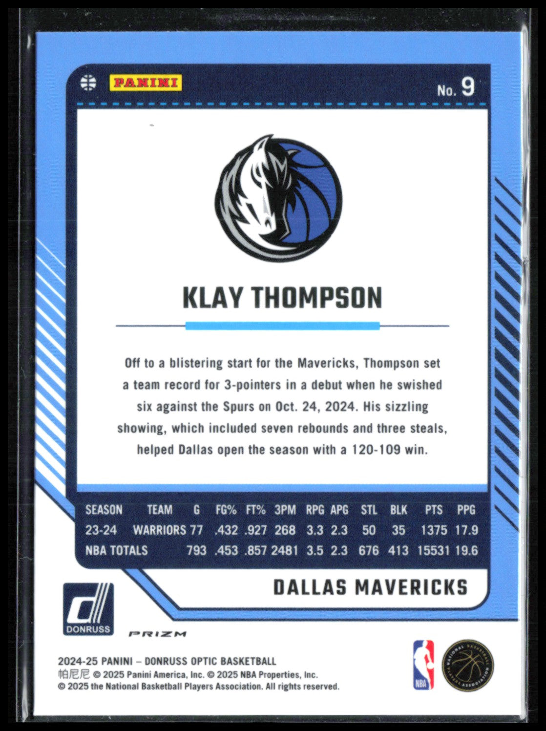 Klay Thompson Holo
