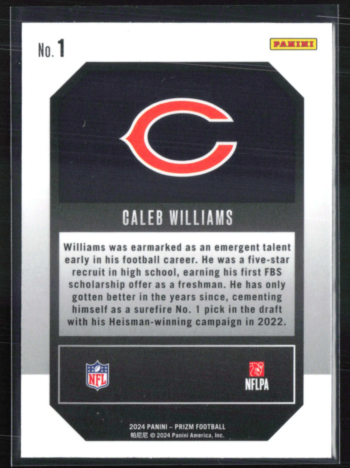 Caleb Williams RC Emergent