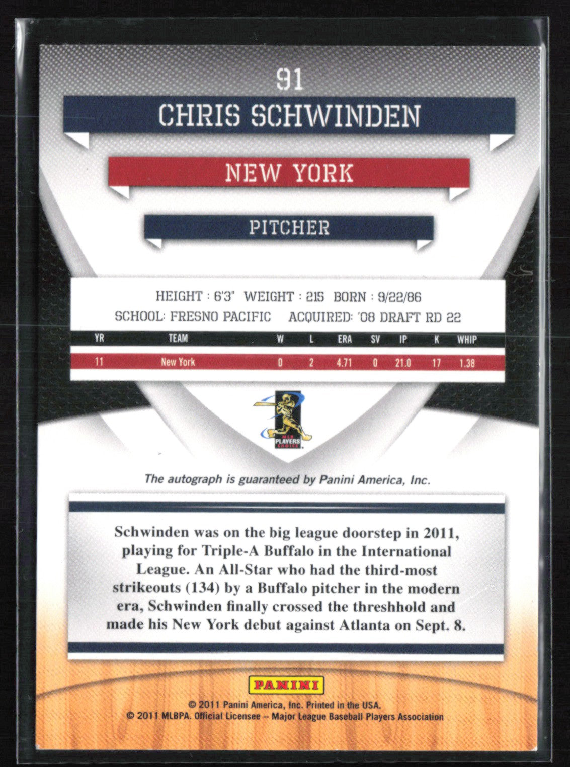 Chris Schwinden /774 Auto Die-Cut