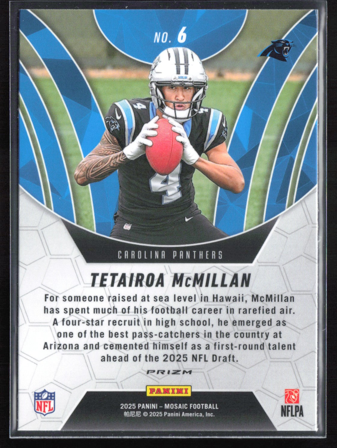 Tetairoa McMillan RC Orange Mosaic