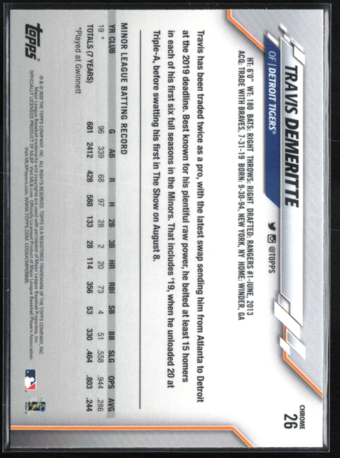 Travis Demeritte Prism RC