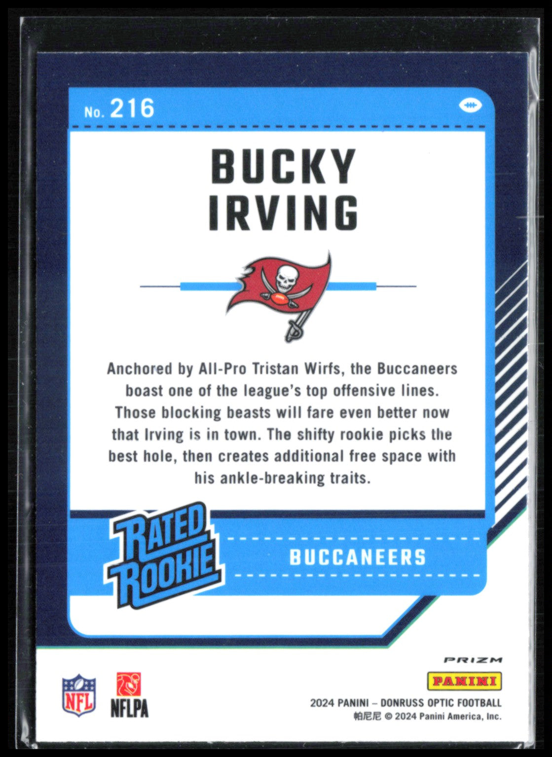 Bucky Irving RC Blue Hyper