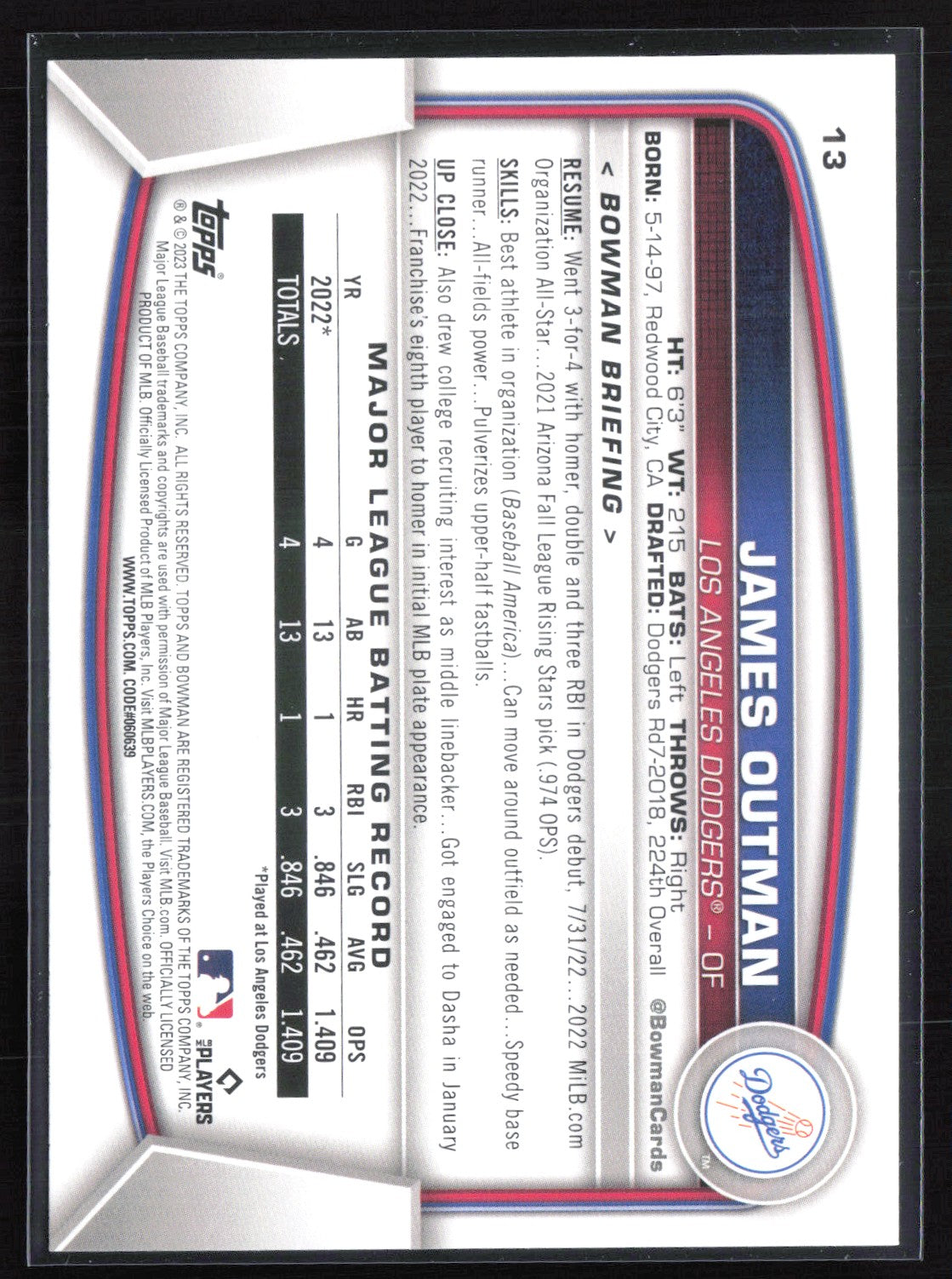 James Outman RC