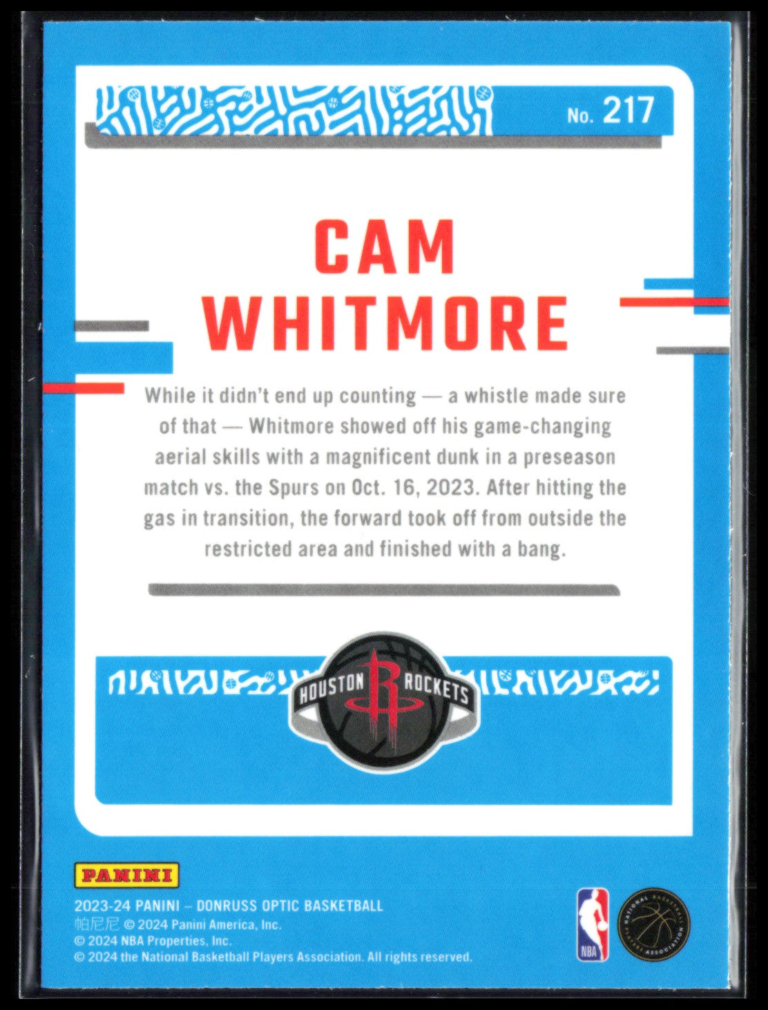 Cam Whitmore RC