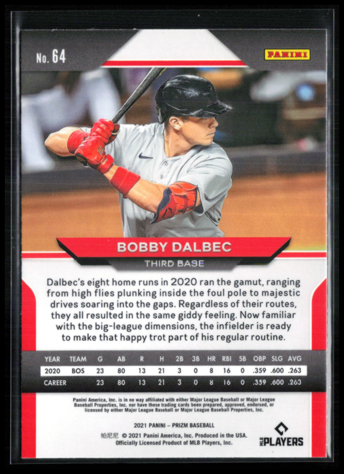 Bobby Dalbec RC