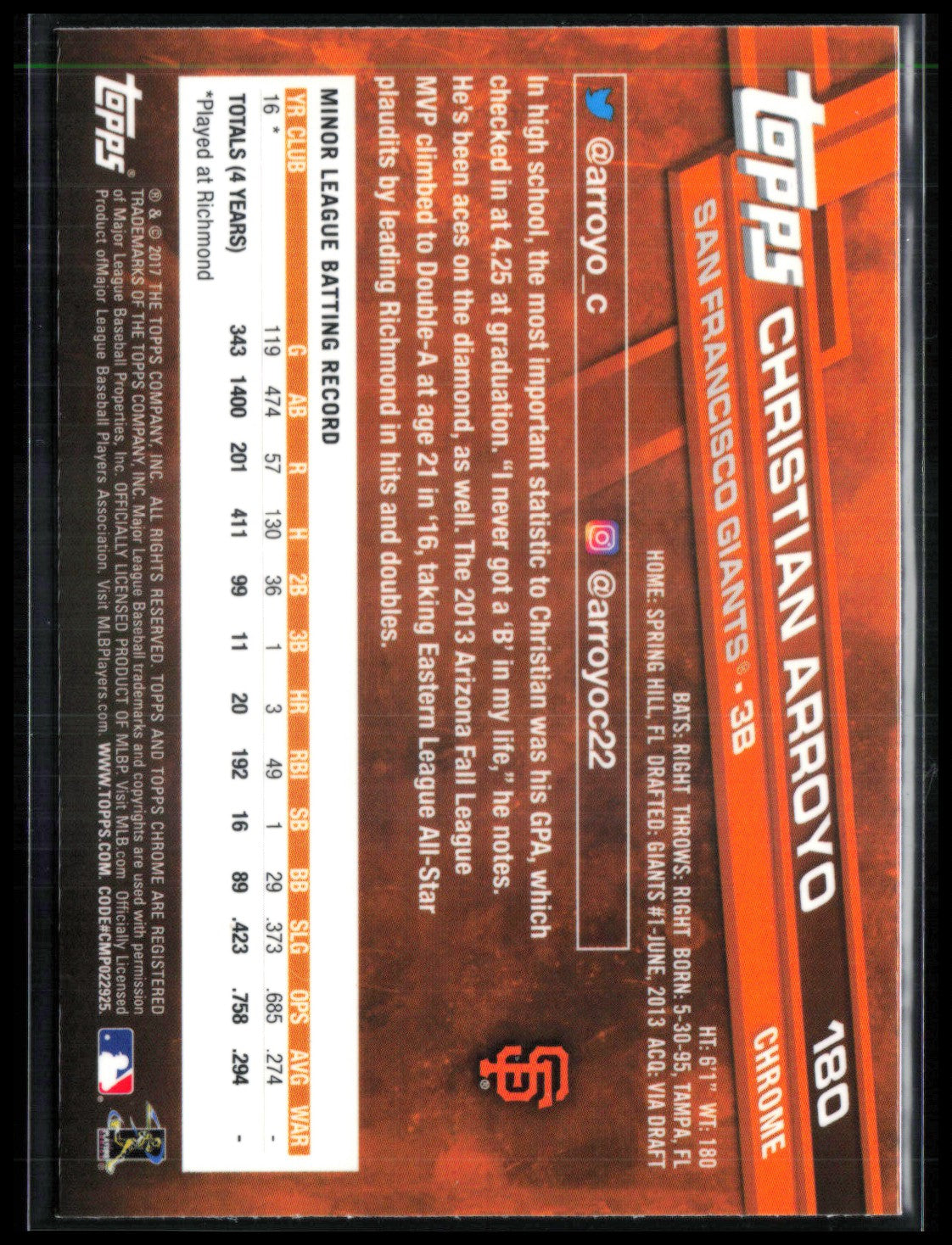 Christian Arroyo RC