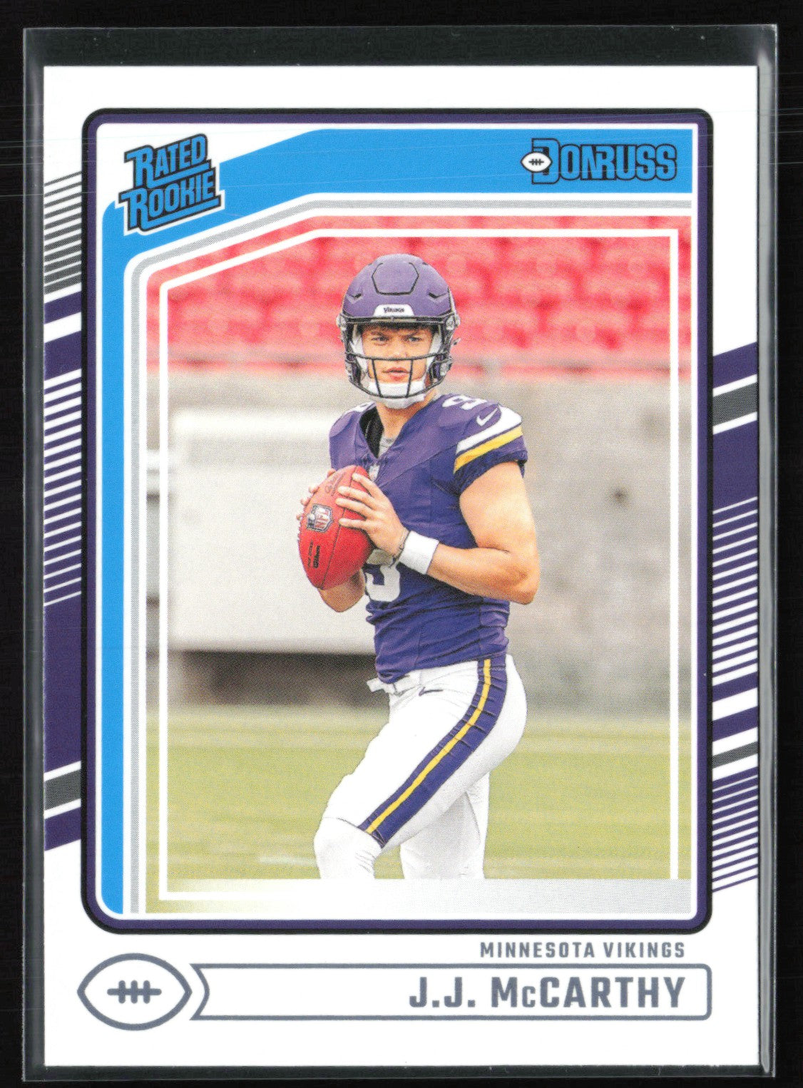 2024 Donruss Rated Rookies 303 J.J. McCarthy RC – Dollar Box