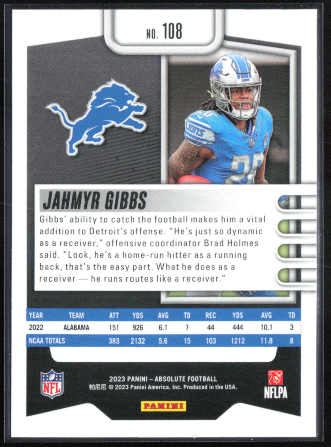 Jahmyr Gibbs RC