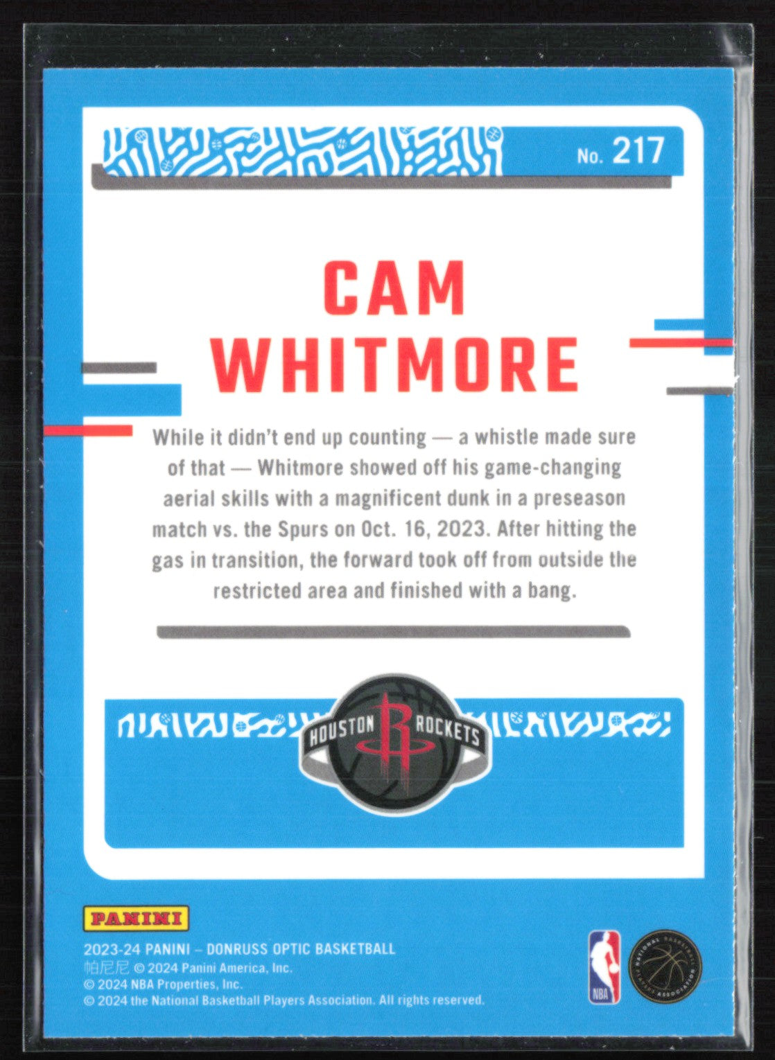 Cam Whitmore RC