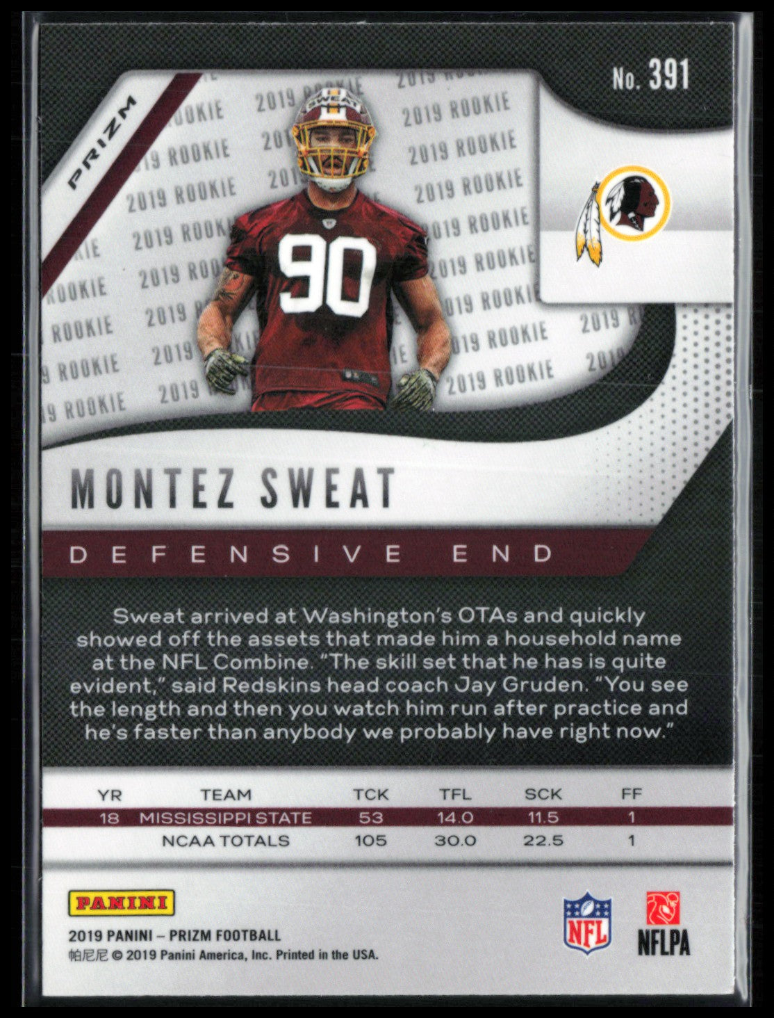Montez Sweat RC RWB