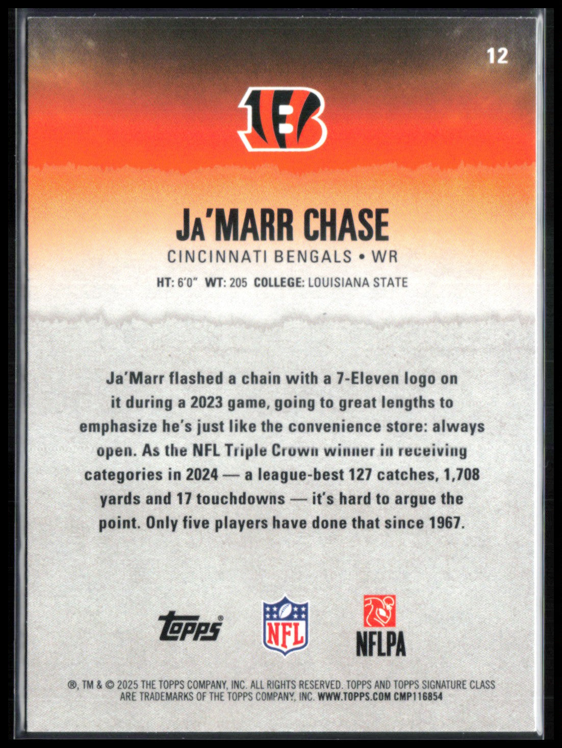 Ja'Marr Chase Yellow