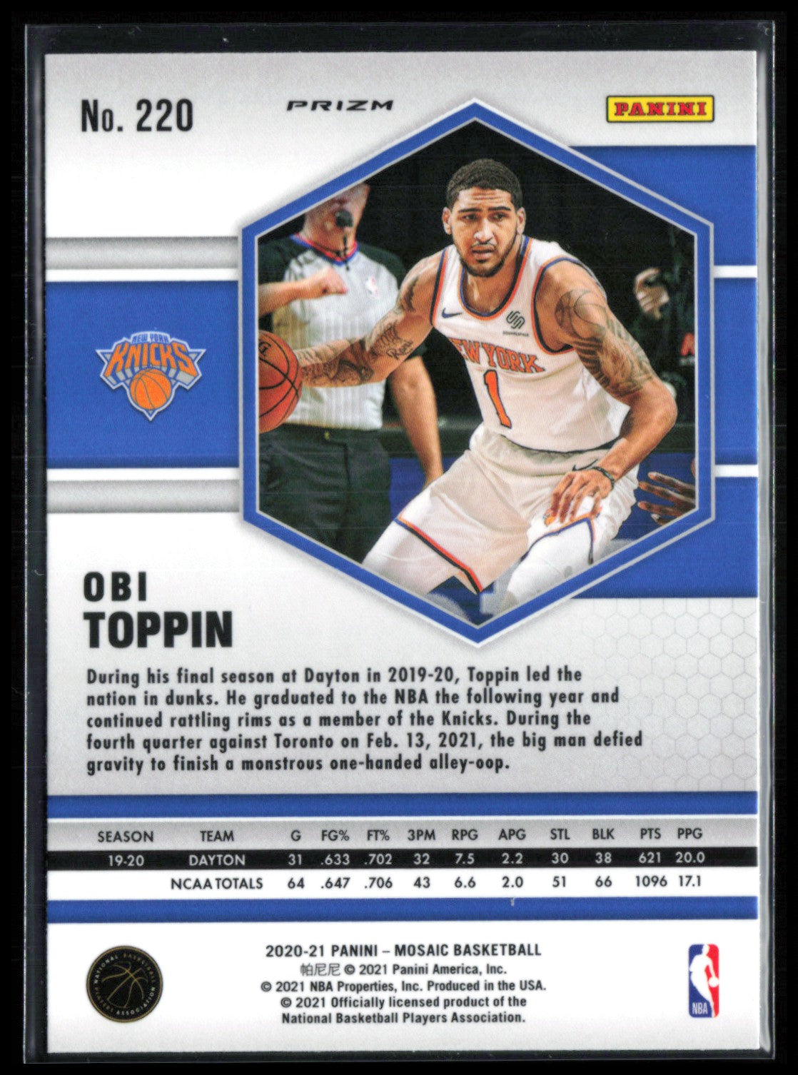 Obi Toppin RC Green Mosaic