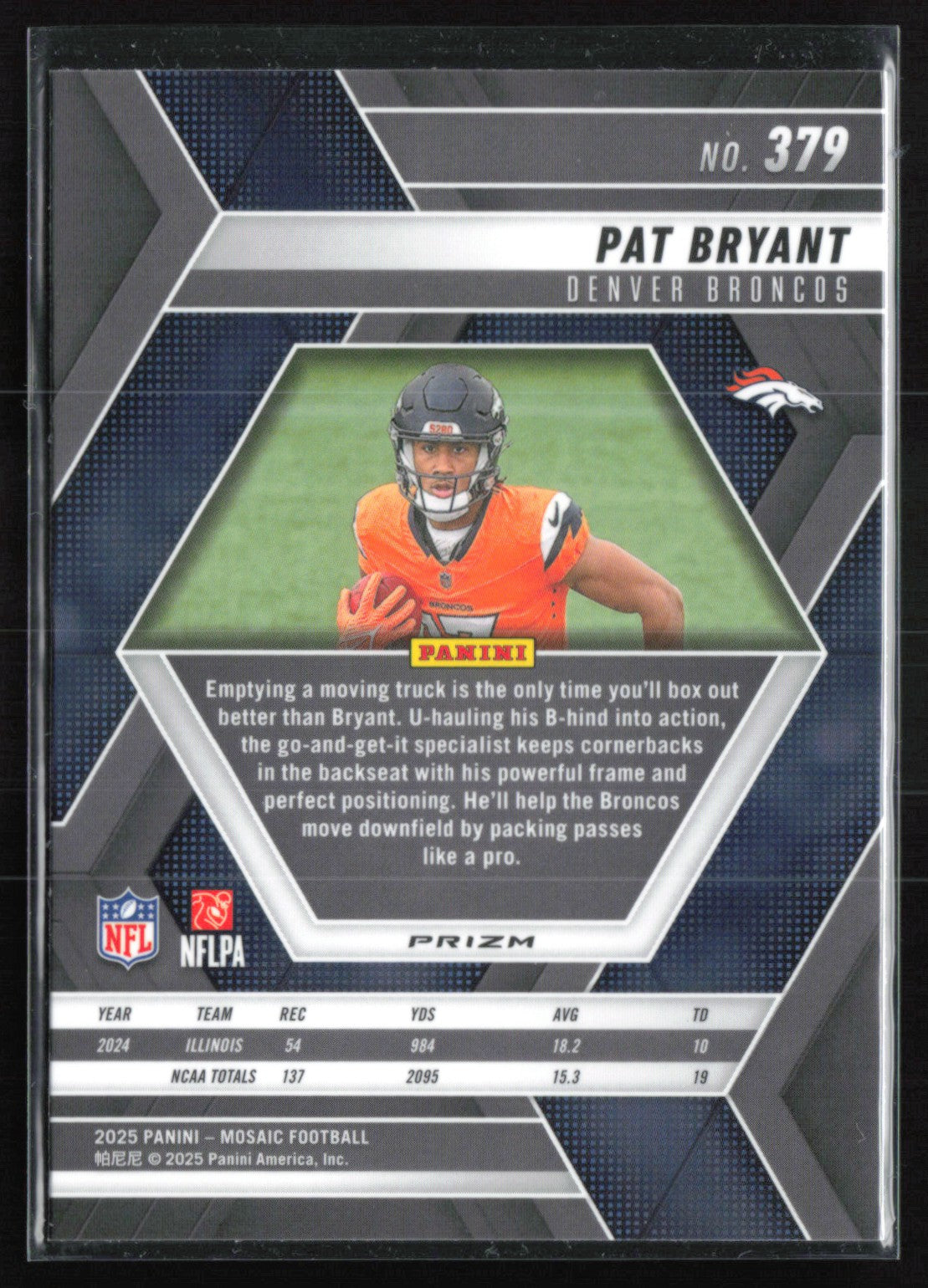 Pat Bryant RC Green Mosaic